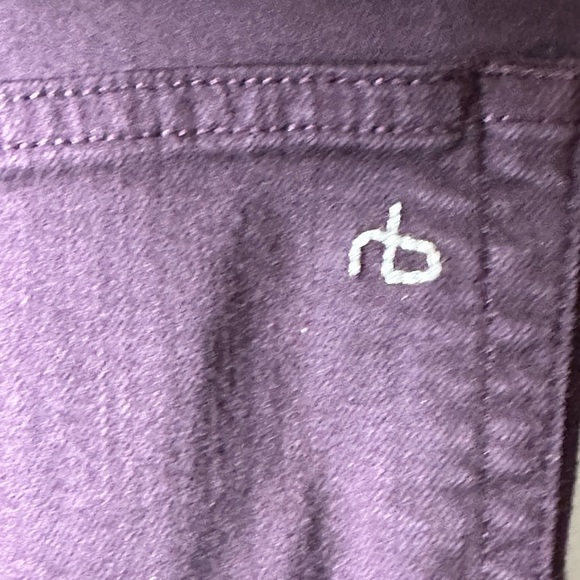 Rag & Bone The Dre Pants Size 30 in Aged Wine Color Casual Grunge Stretch - Picture 7 of 12